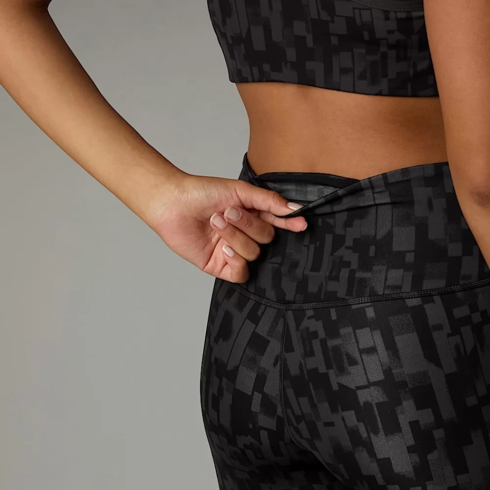 The North Face Koordinater | Leggings^Flex High Rise Leggings Med Print I Ankellængde Til Damer Asphalt Grey Patchwork Print