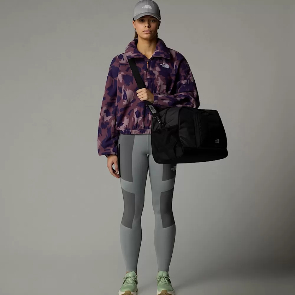 The North Face Fleecetrøjer Og Pullovers^Mountain Athletics Fleece Med Tryk Og Kvart Lynlås Til Damer Midnight Mauve Painted Mountains Print
